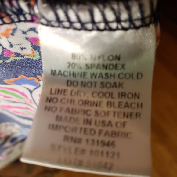 Jude Connally XS Floral Dress Womens Nylon Spandex Silky Short Sleeve Multicolor - Picture 5 of 6